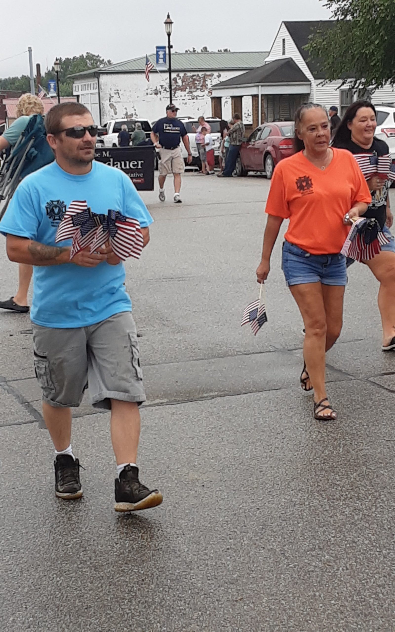 Patriotism On Display During Wet Catfish Festival WBIW