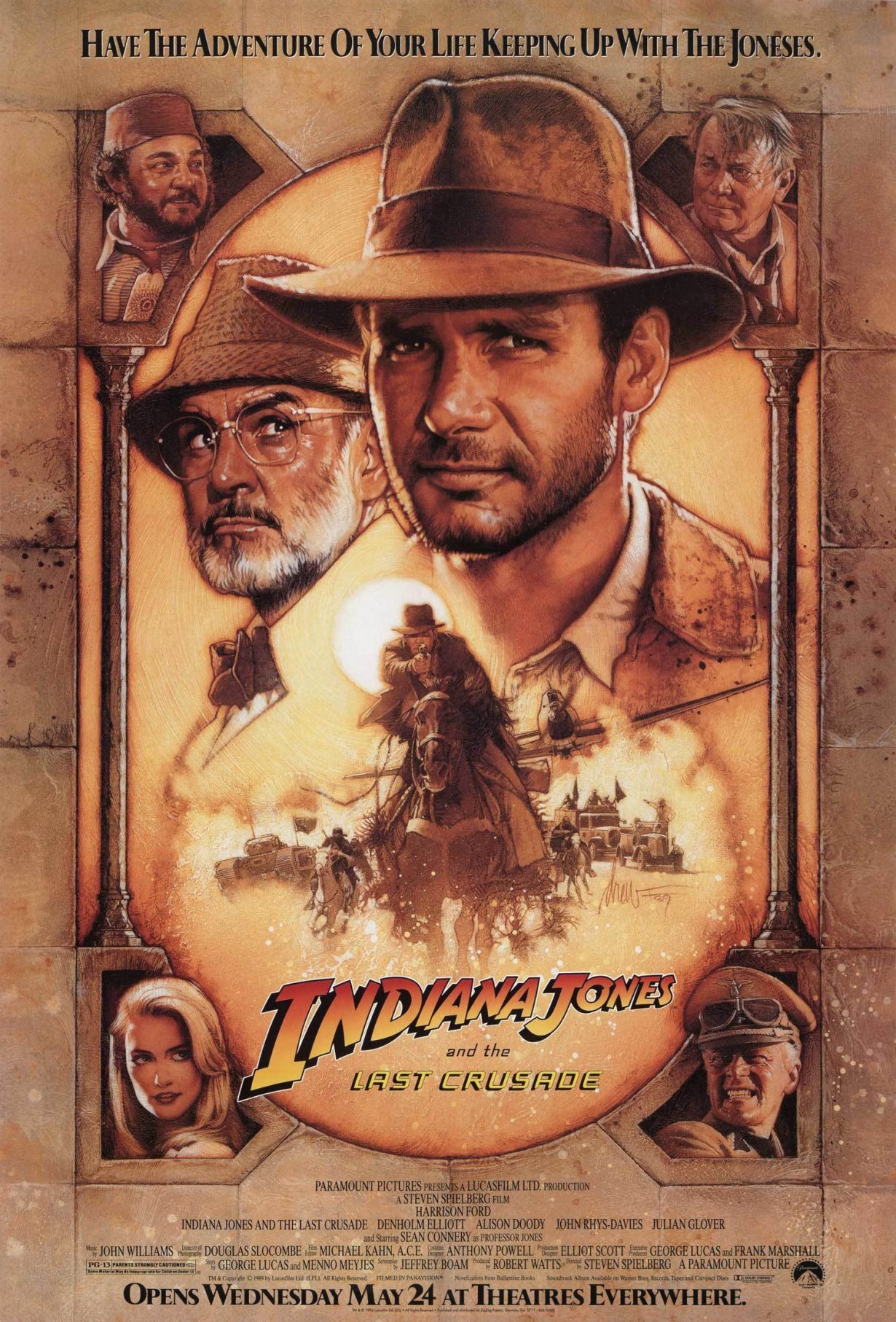 Enjoy the original Indiana Jones movie trilogy at Switchyard Park