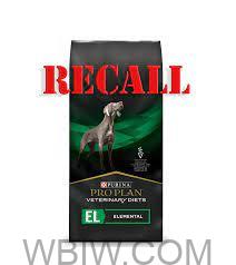 Nestl Purina Petcare Company voluntarily recalls Purina Pro Plan