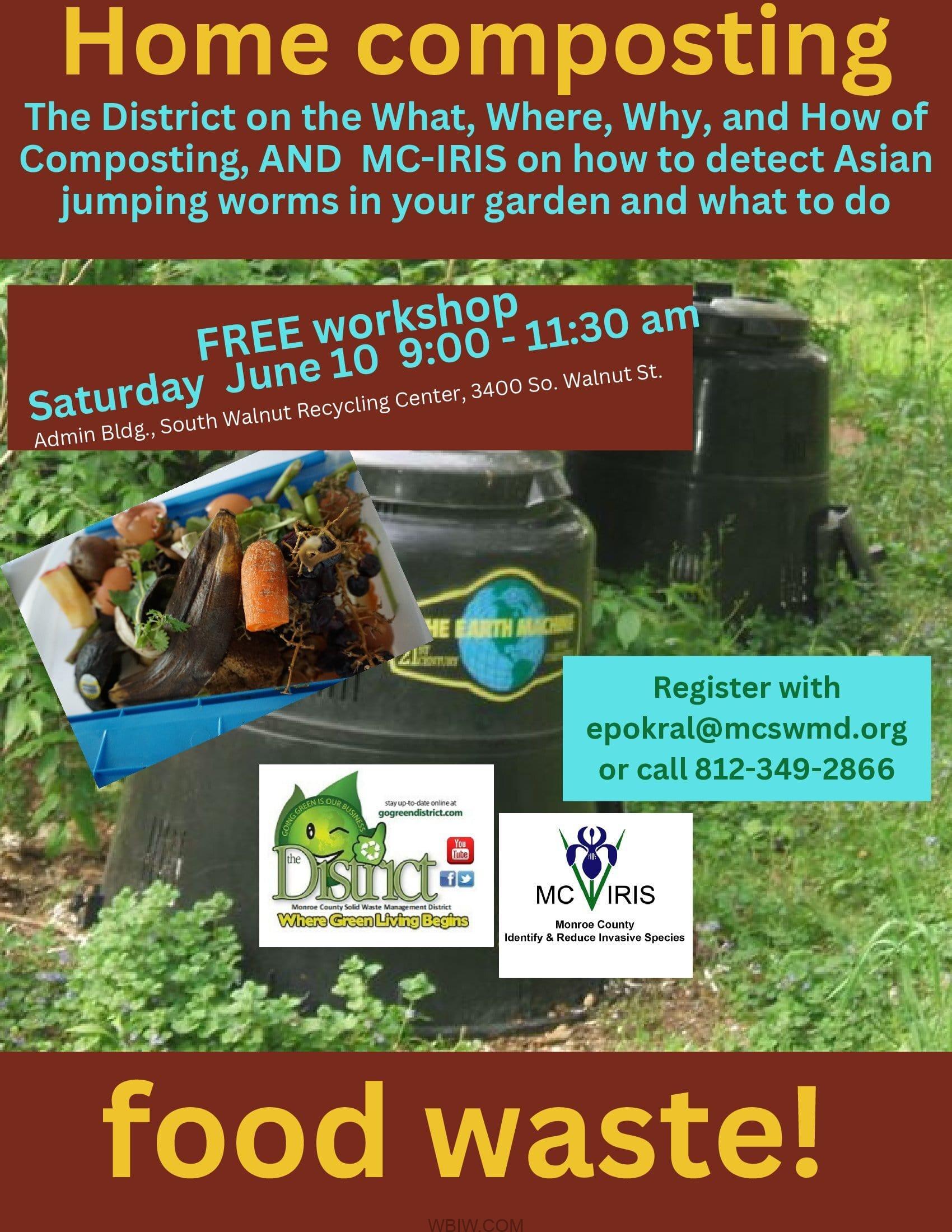 Announcing textile recycling, composting workshop and more