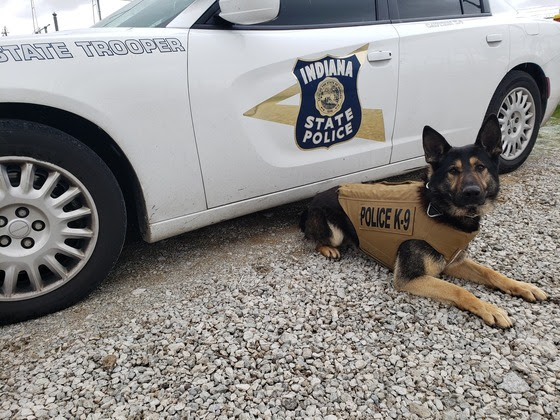 Indiana State Police Department’s K9 Kai has received a donation of ...