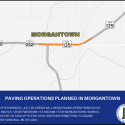 Paving operations planned in Morgantown