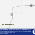 Road closure planned for State Road 62 in Spencer County